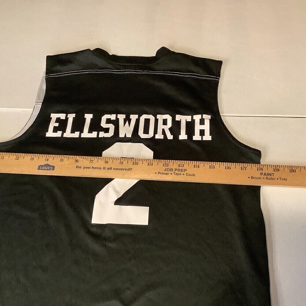 NBA Bucks #2 Ellsworth Jersey Size Large Alleson Athletic Reversible Black/White - Picture 11 of 11